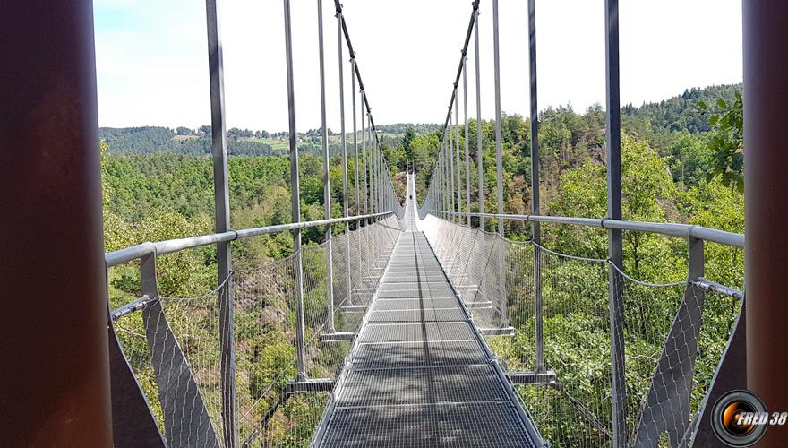 La Passerelle himalayenne des gorges du Lignon